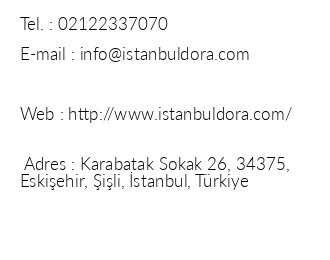 Istanbul Dora Hotel iletiim bilgileri
